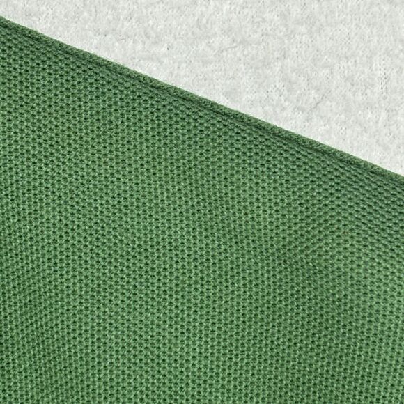 LL BEAN Shirt Mens L Golf Polo Short Sleeve Y2K 2000s Pique Cotton Green VTG - Picture 8 of 15